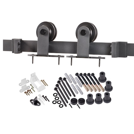 Renin 96 in Top of Door Strap Hardware Kit Matte Black BD101K-09600-MB